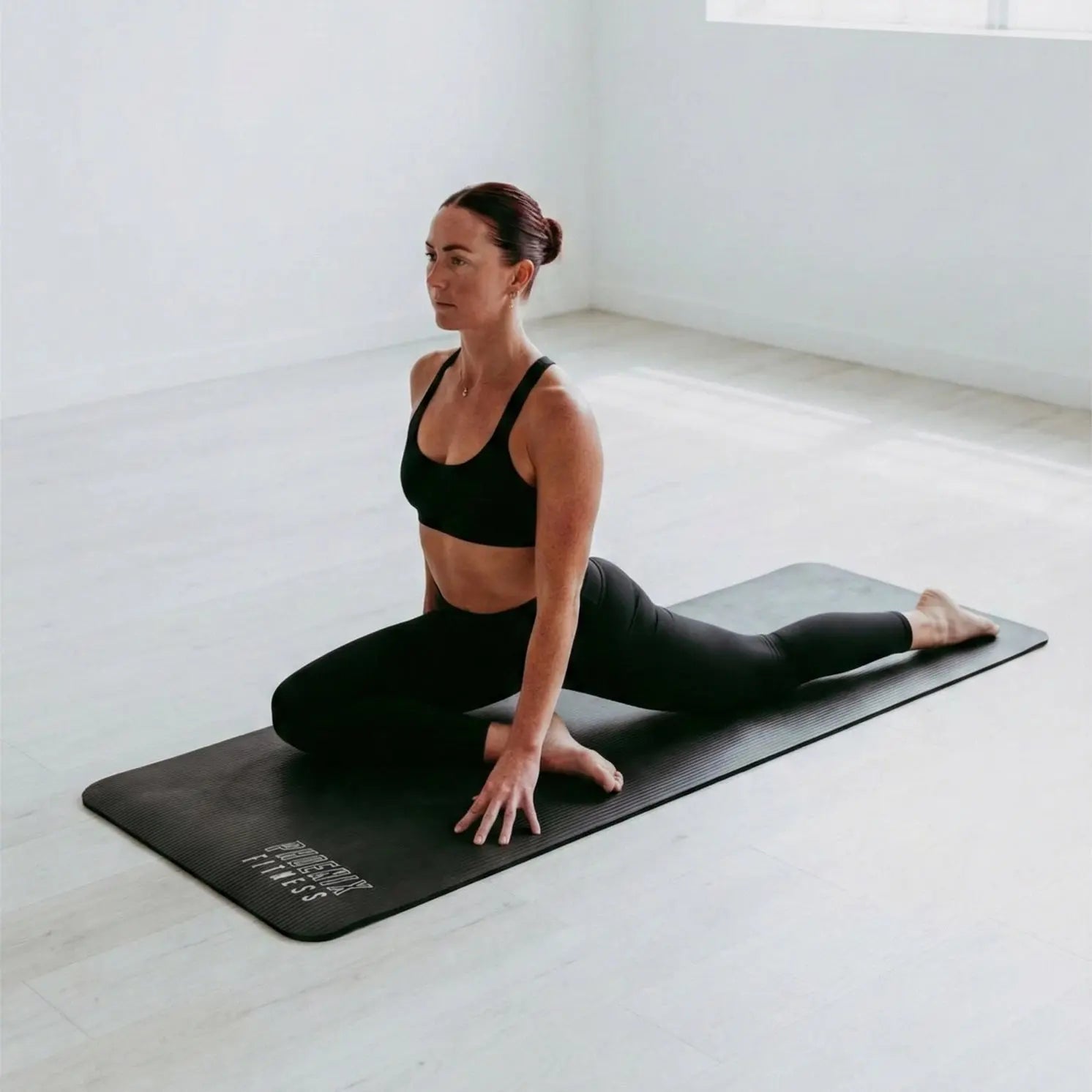 Fitnessmatte aus NBR-Schaum Schwarz von Phoenix Fitness