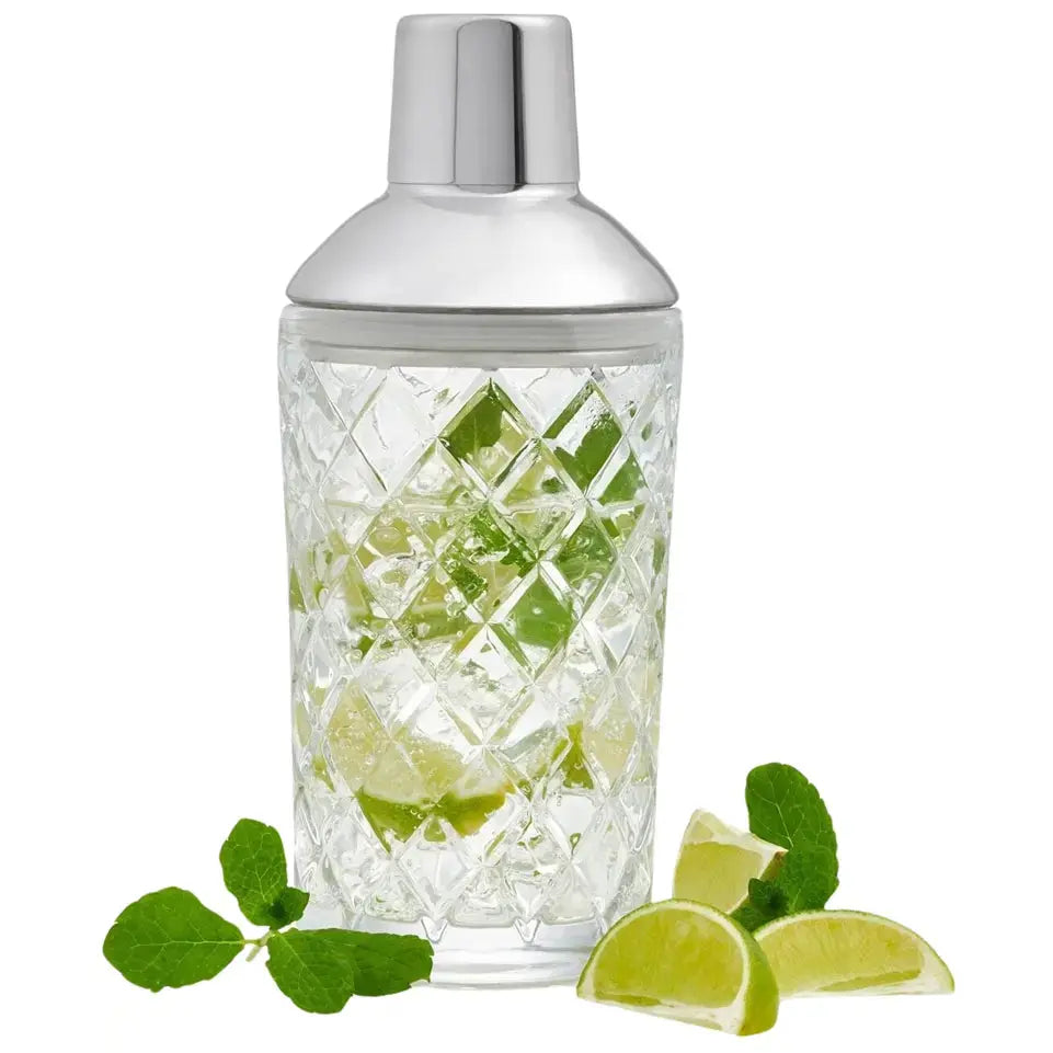 Cocktail Shaker Glas Silber von Uberstar