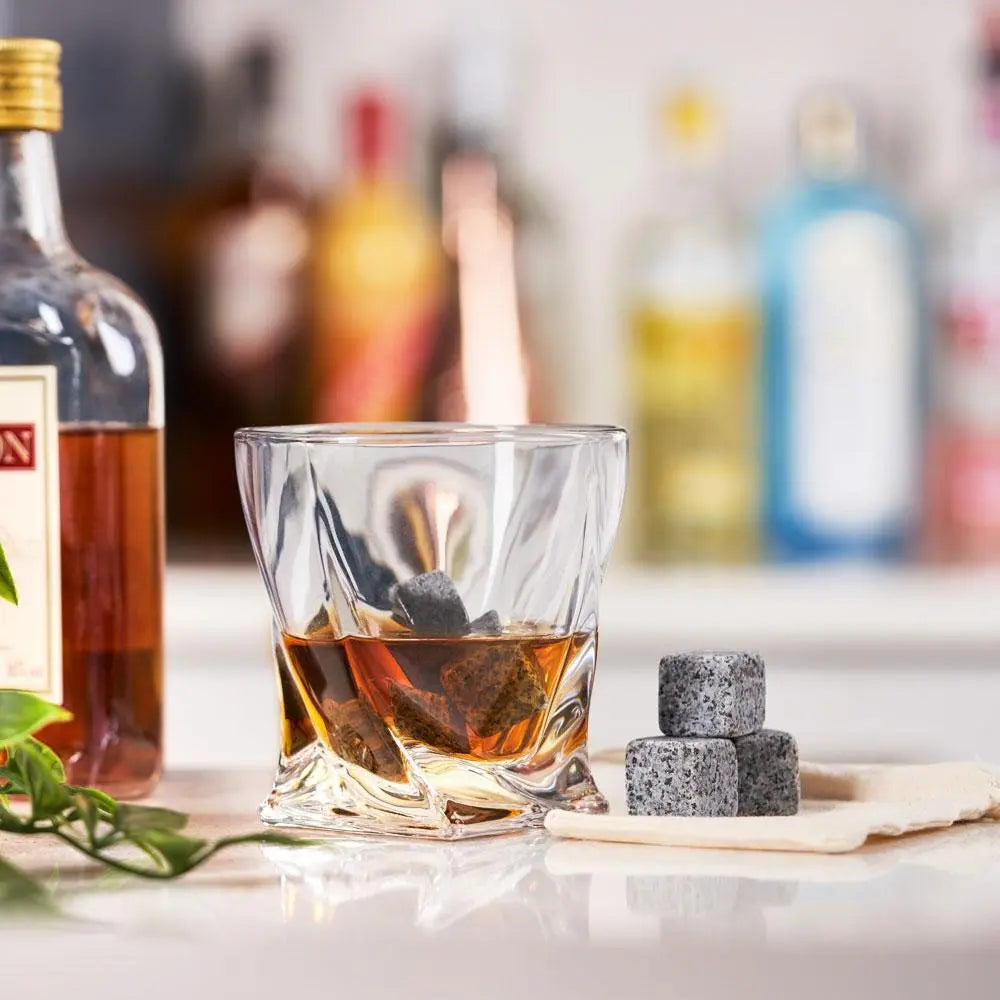 Whisky-Steine 6er-Pack mit Tasche von Uberstar