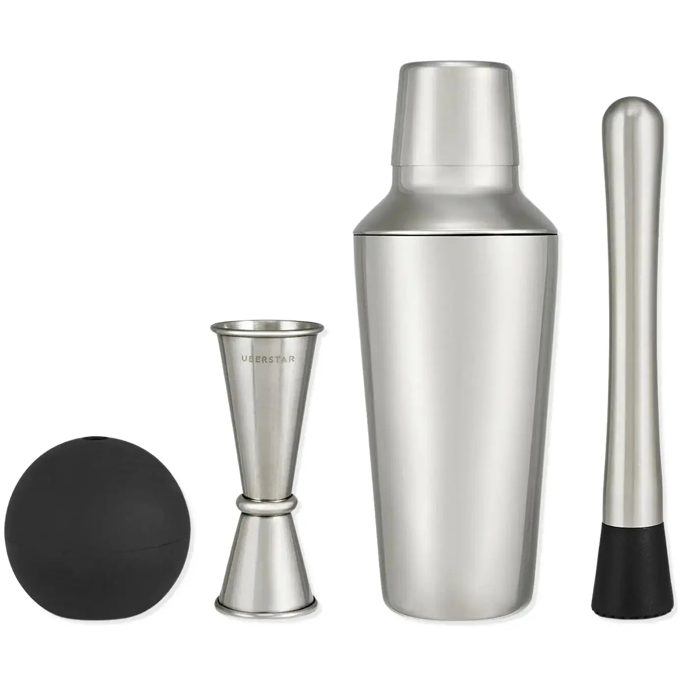 Cocktail-Barset Premium Master Silber von Uberstar