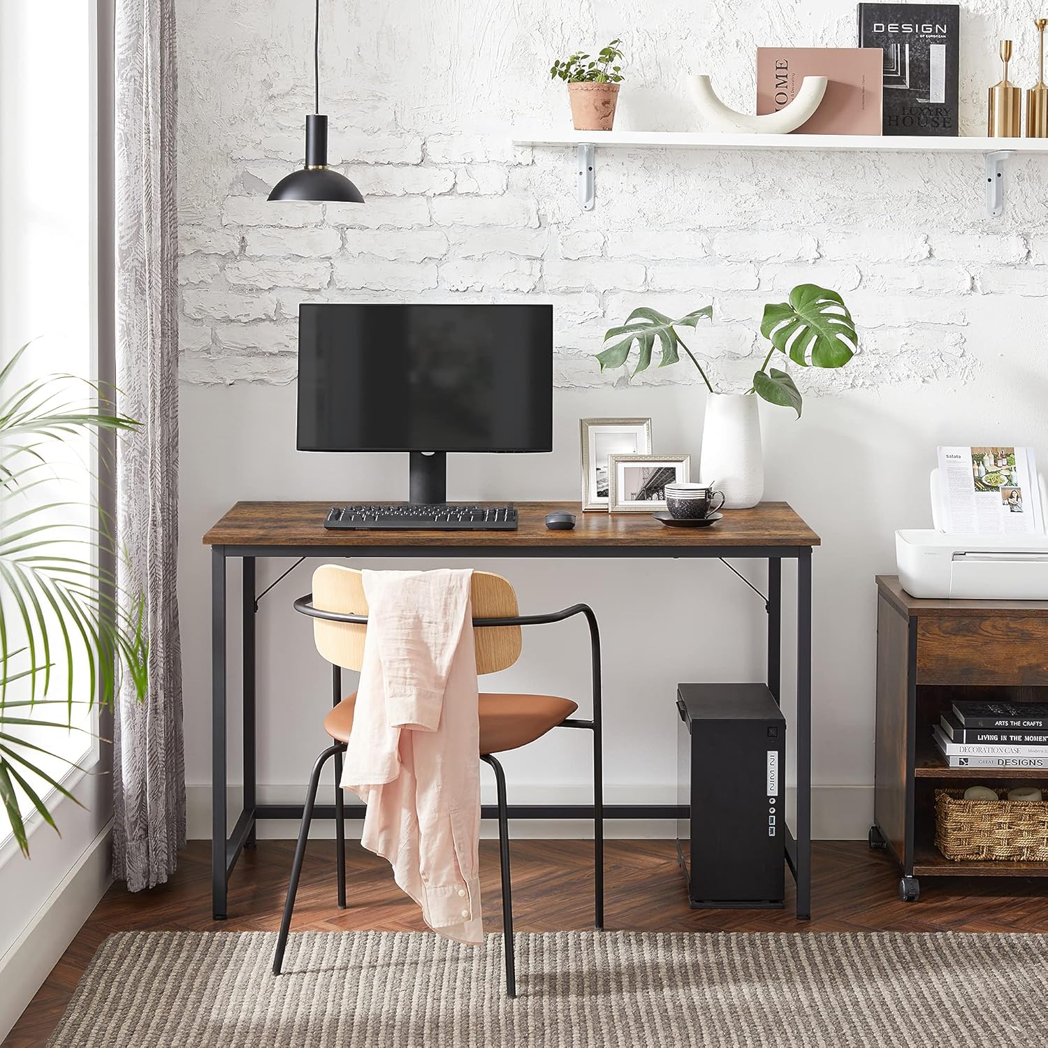 Schreibtisch 120x60x76 cm B von Songmics