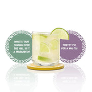 Cocktail Untersetzer Songlyrics 4er-Set Volume 1 von Uberstar