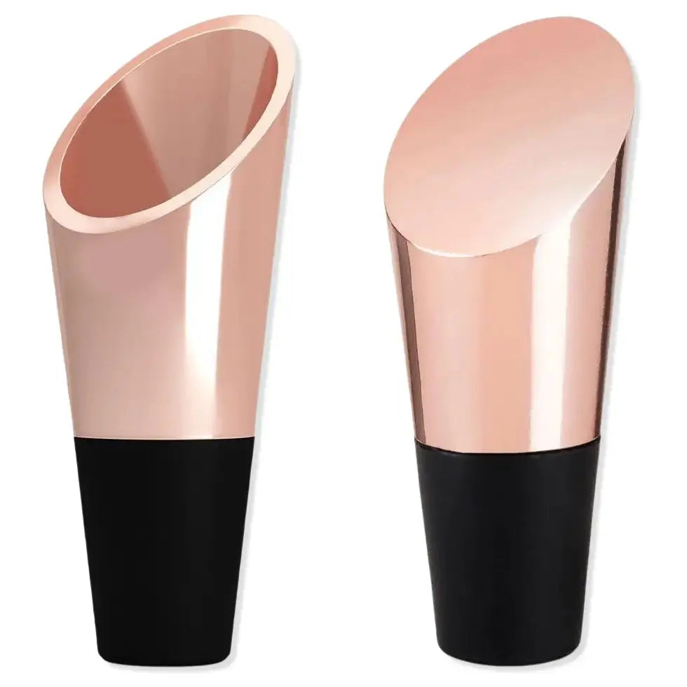 Weinausgiesser & Weinstopper 2er-Set Rose Gold von Uberstar