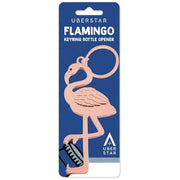 Flaschenöffner Flamingo mit Schlüsselanhänger von Uberstar