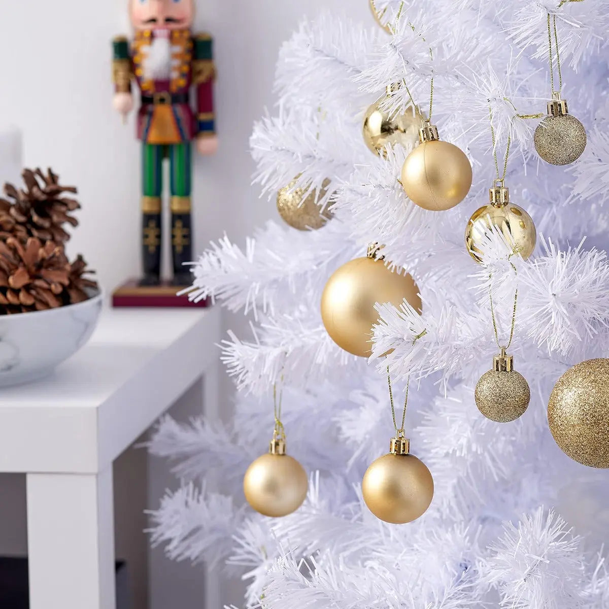 Baumkugeln Weihnachtsschmuck gold 100 Stück von Twiddlers