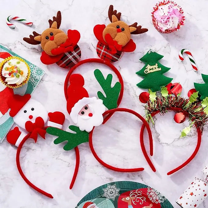 Haarreif Weihnachtsmotive 8 Stück von Twiddlers