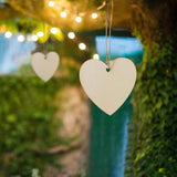 Herz Anhänger aus Holz 50 Stück von Twiddlers