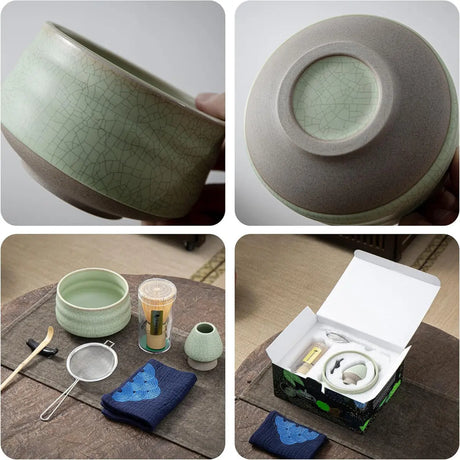 Matcha Set hellgrün 7-tlg. von TEANAGOO