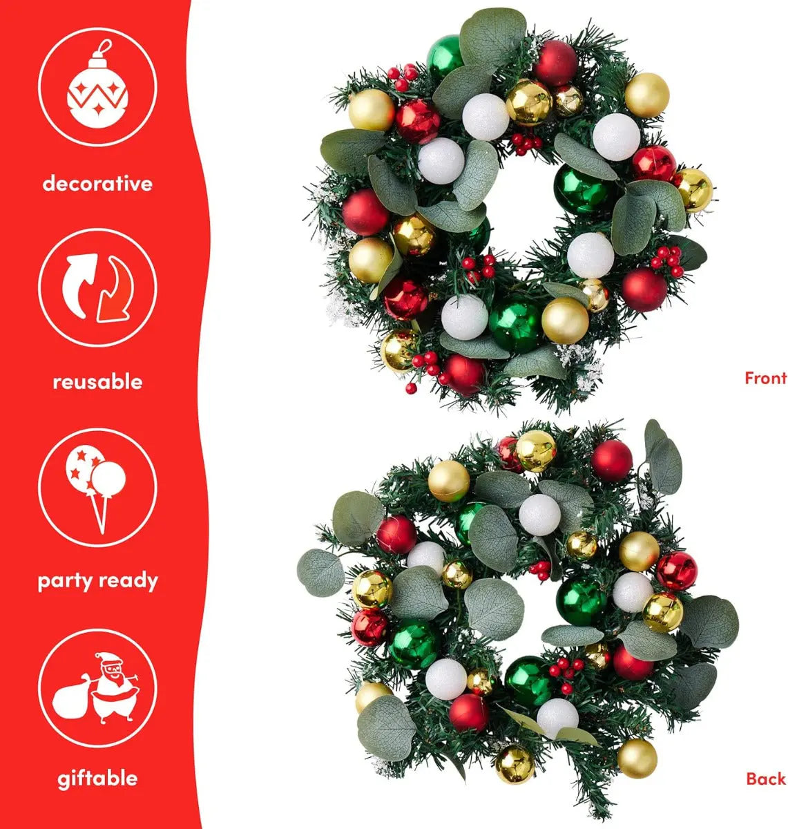 Türkranz Weihnachten von Twiddlers