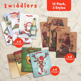 Geschenktasche Weihnachten Kids 12 Stück von Twiddlers