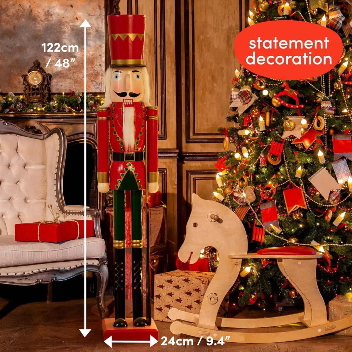Weihnachts-Nussknacker Soldat 120cm von Twiddlers