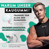Fitness Mint Chewing Gum 100g Pack von JAWLINER