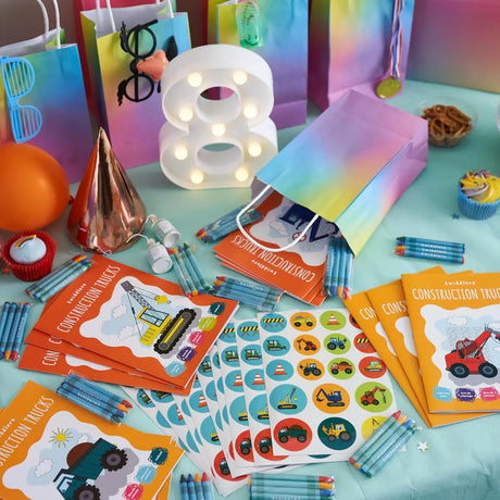 Malbuch Mini Truck Designs 12 Stück von Twiddlers