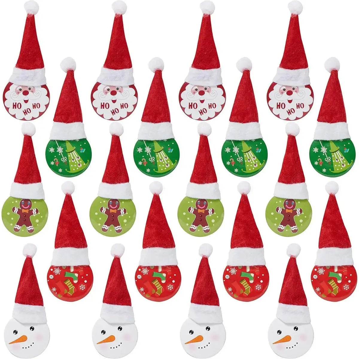 Badges Weihnachten 20 Stück von Twiddlers