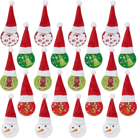 Badges Weihnachten 20 Stück von Twiddlers