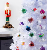 Christbaumkugel 8 cm befüllbar Kunststoff 12 Stück von Twiddlers
