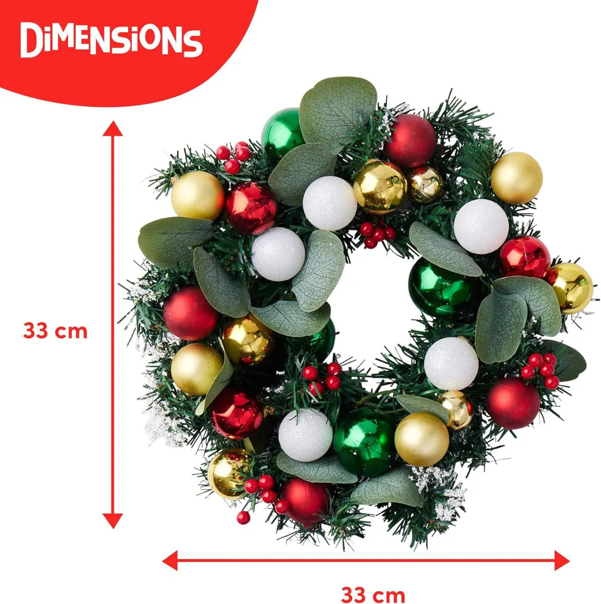 Türkranz Weihnachten von Twiddlers