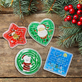 Geduldspiel Maze Puzzles Weihnachten 48 Stück von Twiddlers