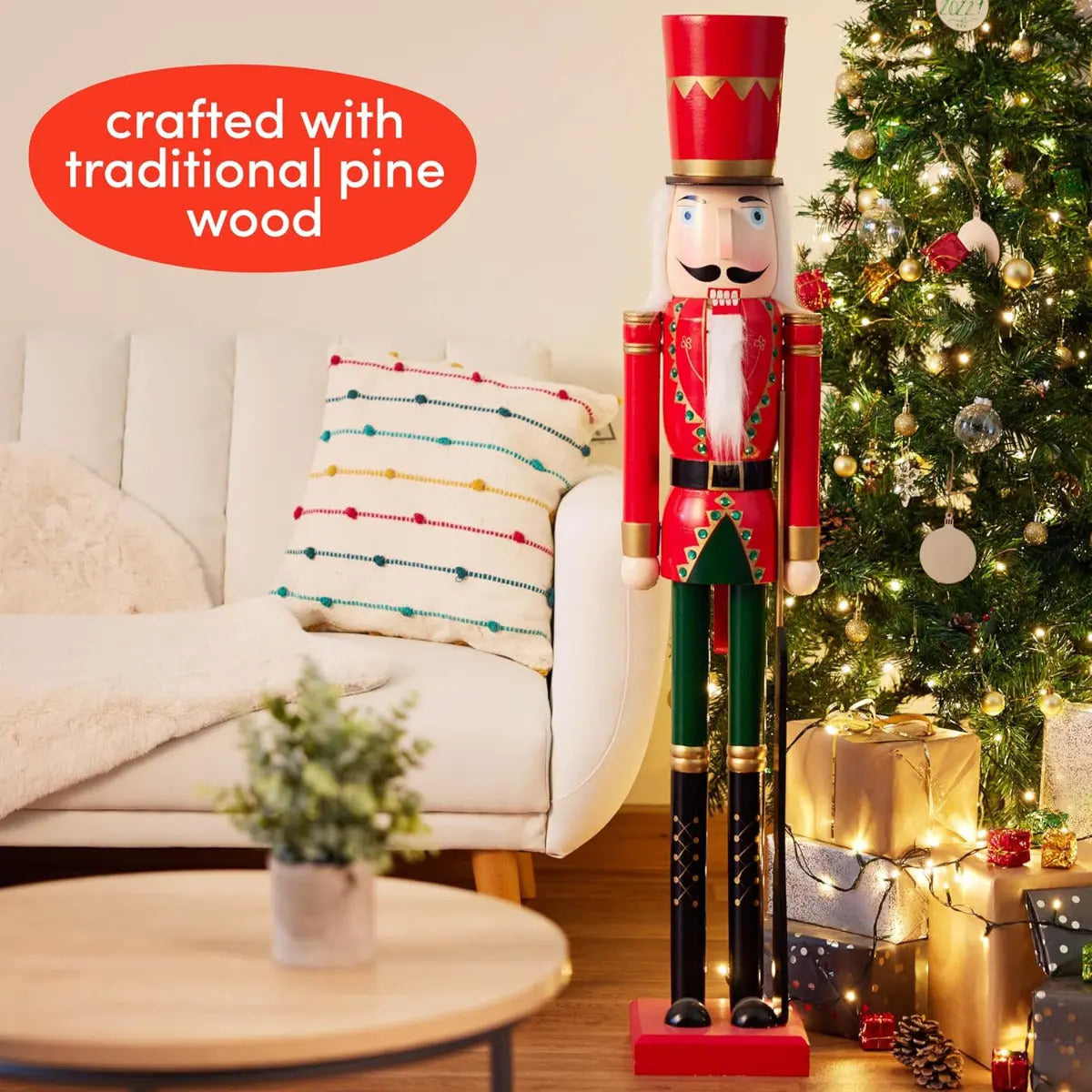 Weihnachts-Nussknacker Soldat 120cm von Twiddlers