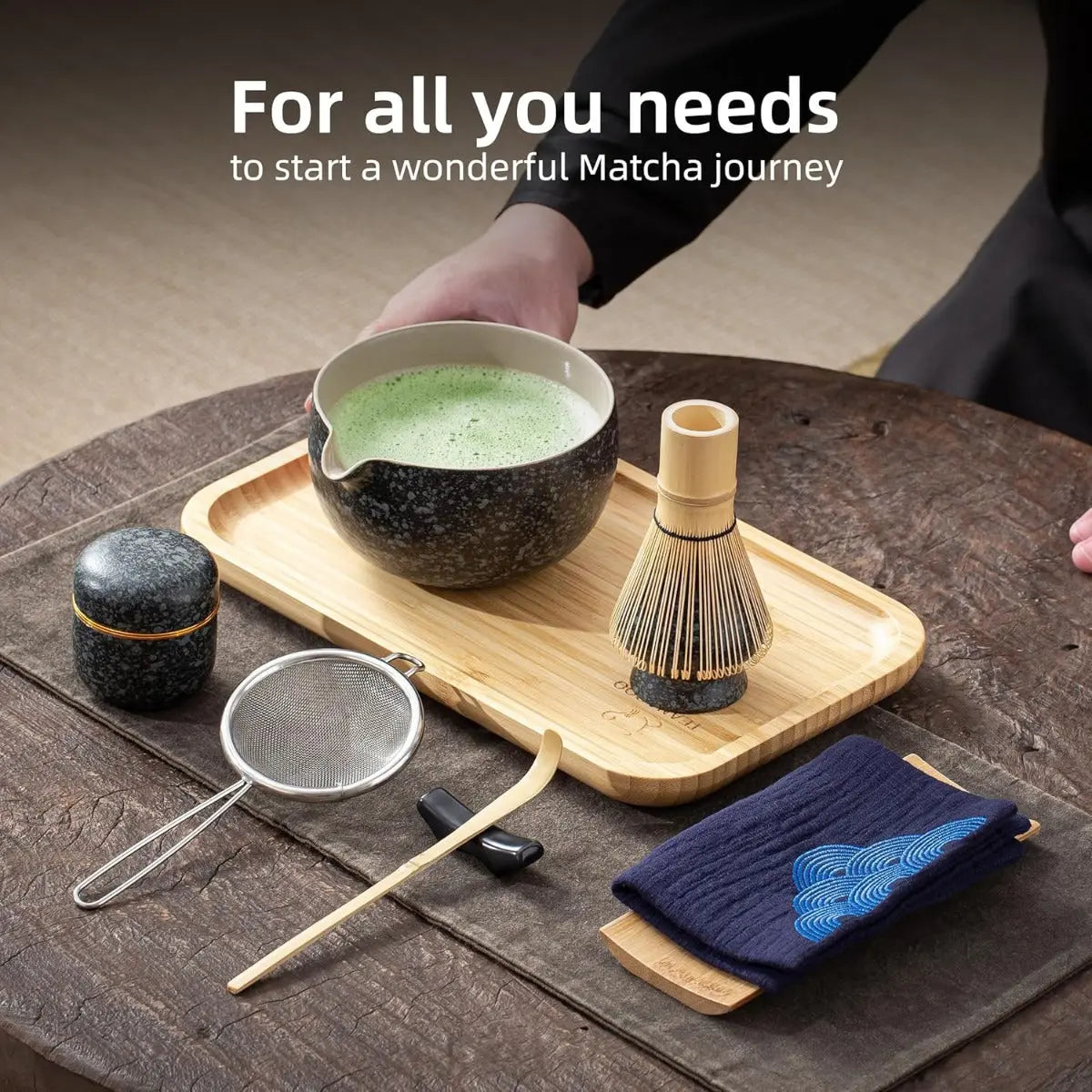 Matcha Set Obsidian 10-tlg. von TEANAGOO