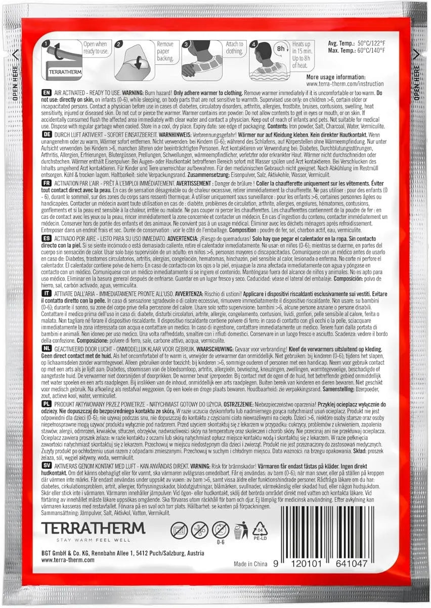 Nackenwärmer 5 Stück von TerraTherm