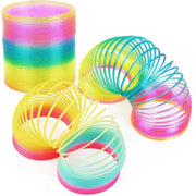 Springfeder Rainbow Spirals Slinky Toy 3 Stück von Twiddlers