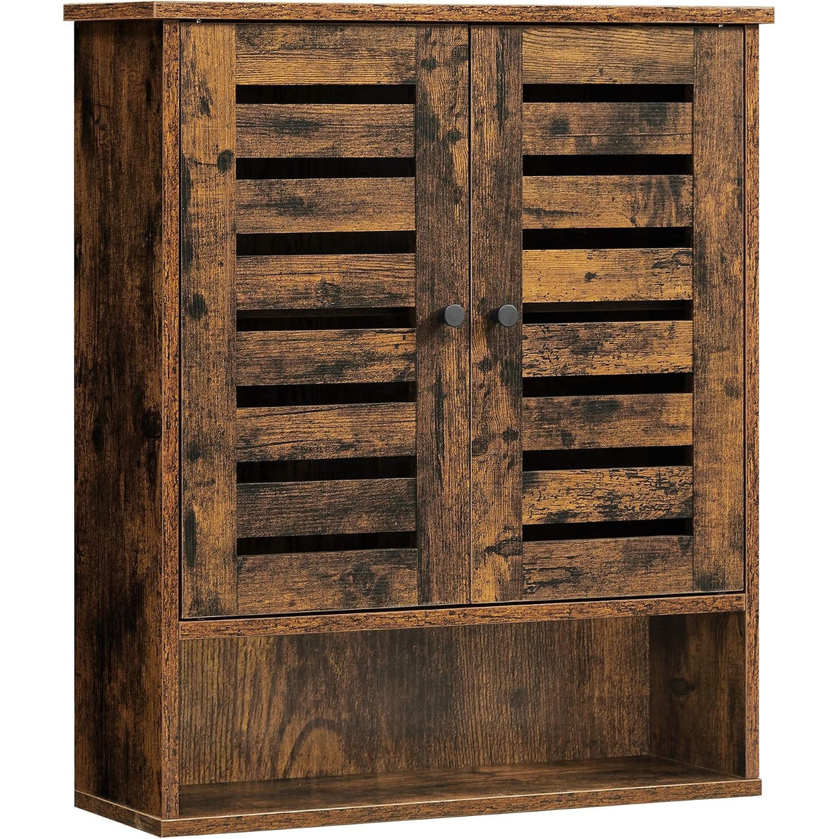 Wandschrank 60x20x70 cm Badschrank Vintage Braun von Songmics