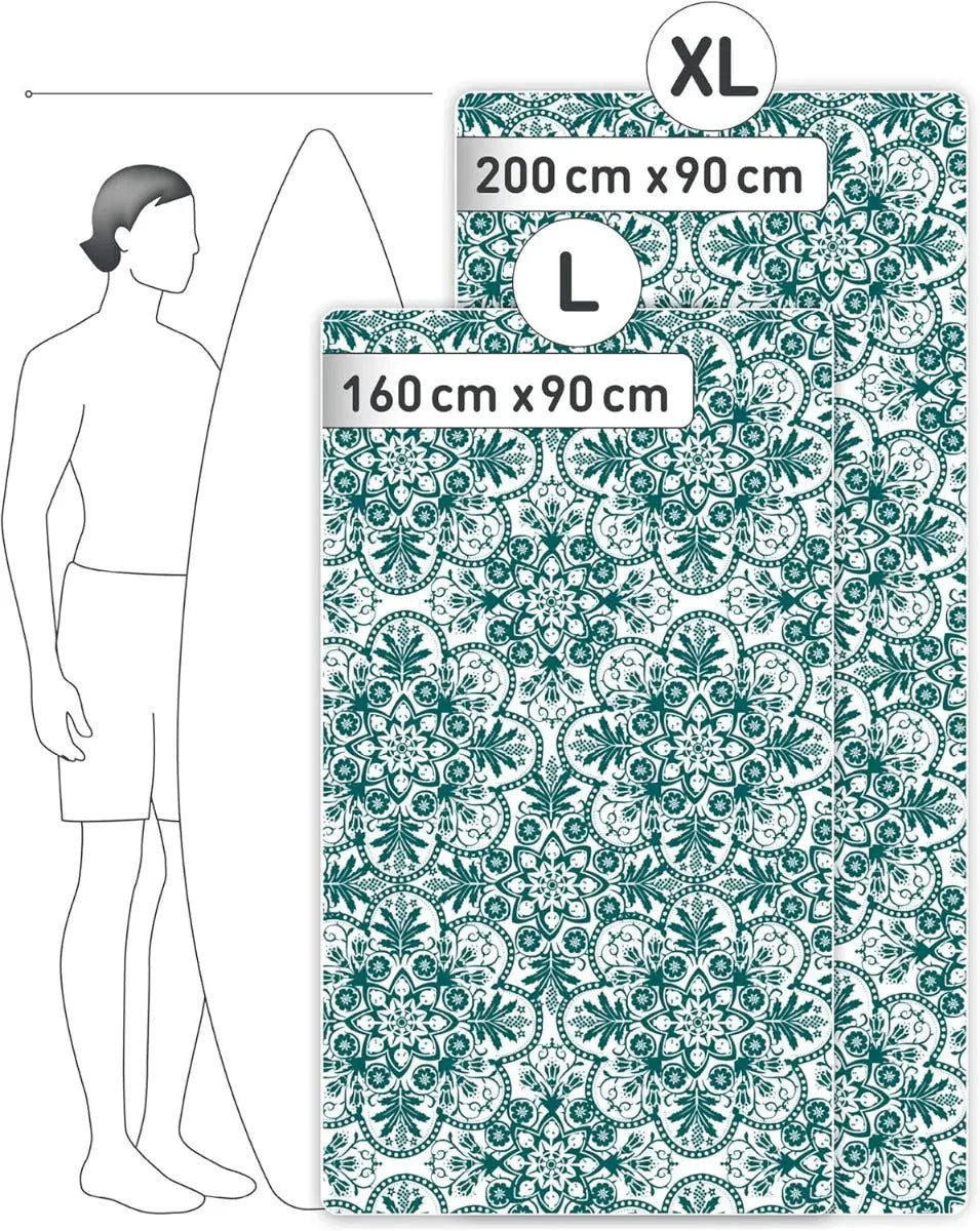 Strandtuch XXL Mikrofaser schnelltrocknendes Badetuch 160x90cm Portugal von guteszeug.ch