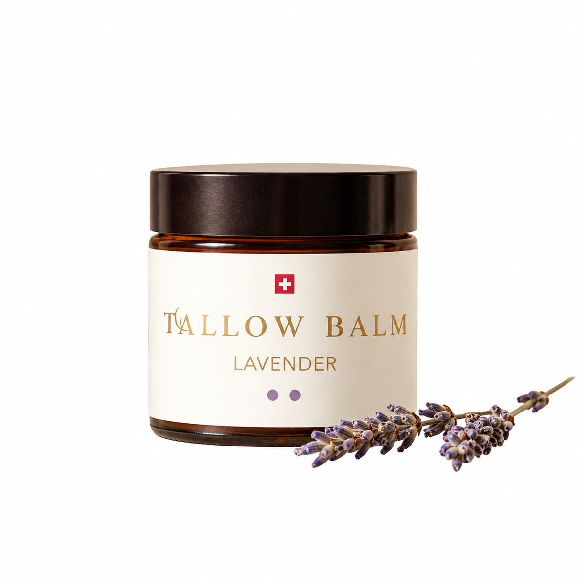 Tallow Balm Lavender - Hautbalsam mit Rindertalg, Lavendelöl & Vitamin E, 60ml von guteszeug.ch