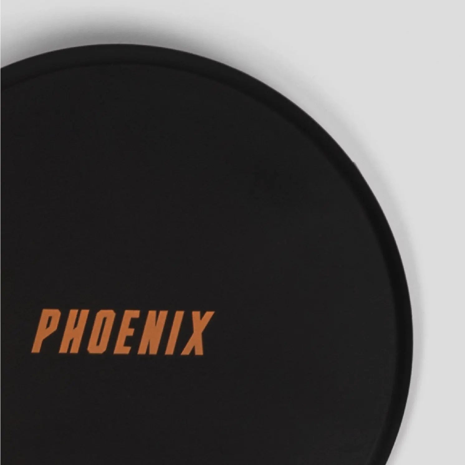 Gleit-Discs Doppelseitig 2 Stück Schwarz-Orange von Phoenix Fitness