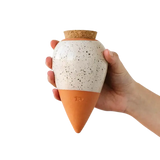 Bewässerungskegel Olla Weiss Gesprenkelt von Pepin