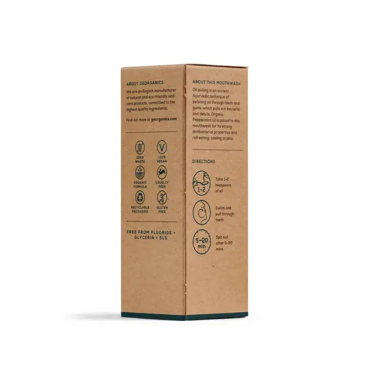 Ölziehen Mundwasser Pfefferminze 100ml von guteszeug.ch