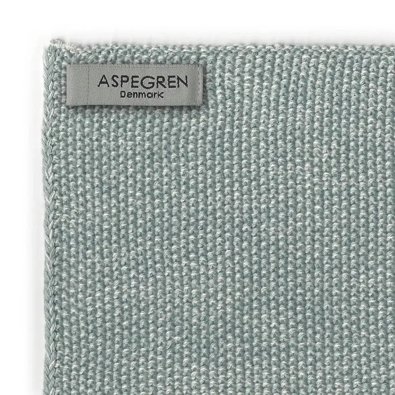 Küchentuch 100 % Bio-Baumwolle, Gestrickt, Helles Seegrün von guteszeug.ch