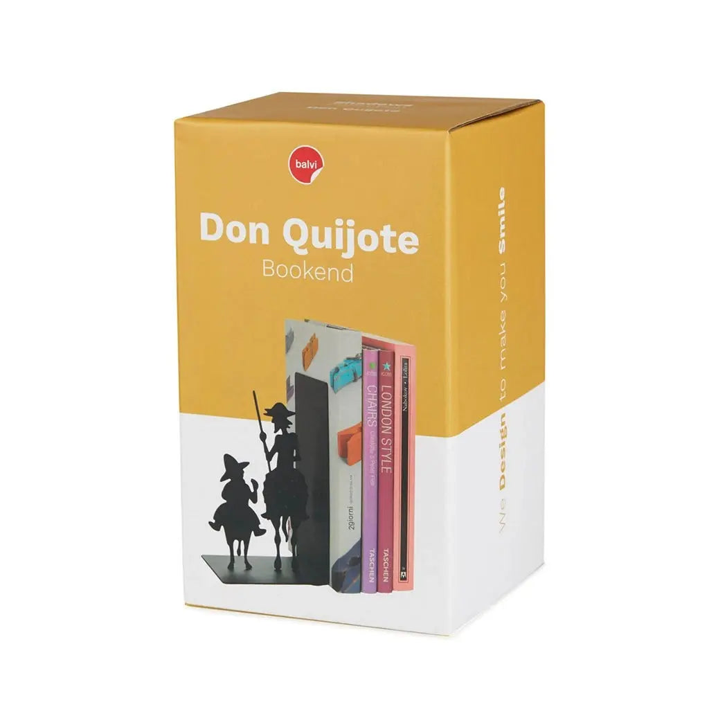 Buchstütze Don Quijote Schwarz von guteszeug.ch