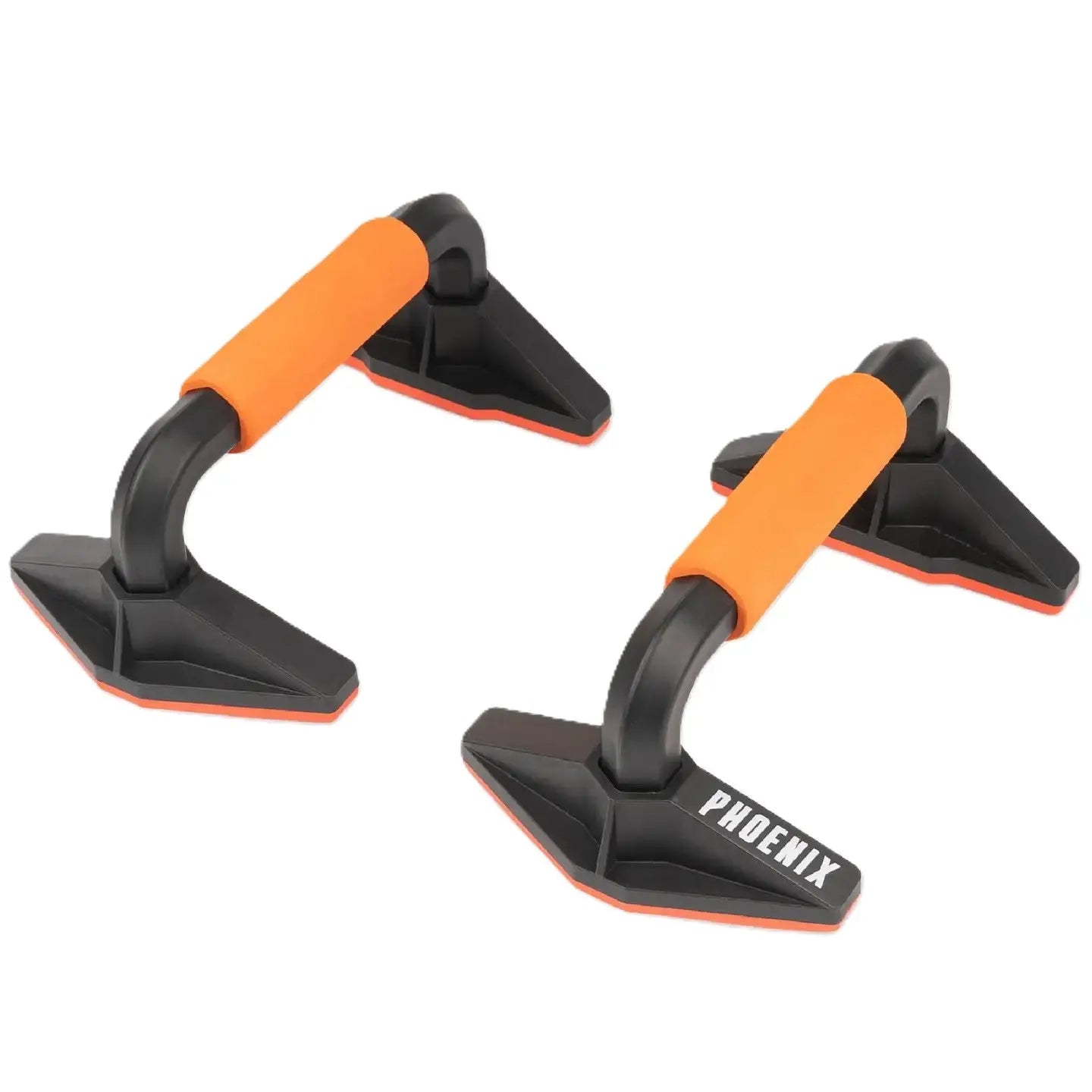 Liegestützgriffe Push-up Bars Schwarz-Orange von Phoenix Fitness