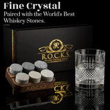 Reserve Whiskeyglas mit Kühlsteinen Geschenkset von ROCKS Whiskey Chilling Stones
