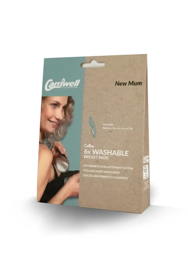 Stilleinlagen wiederverwendbar Schwarz 6er Set von Carriwell