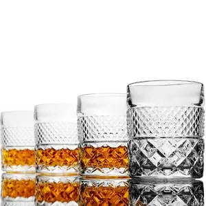 Edler Whiskey Dekanter mit Gläser und Kühlsteinen Geschenkset von ROCKS Whiskey Chilling Stones