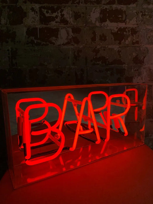 Acryl-Box Neon - BAR von Locomocean