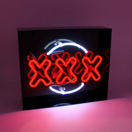 Acryl-Box Neon - XXX von Locomocean