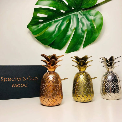 Ananas Cocktail Becher Mood Gold von Specter & Cup