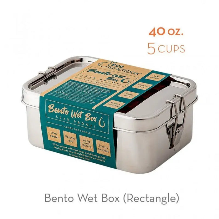 Bento Wet Box Rectangle von ECOlunchbox