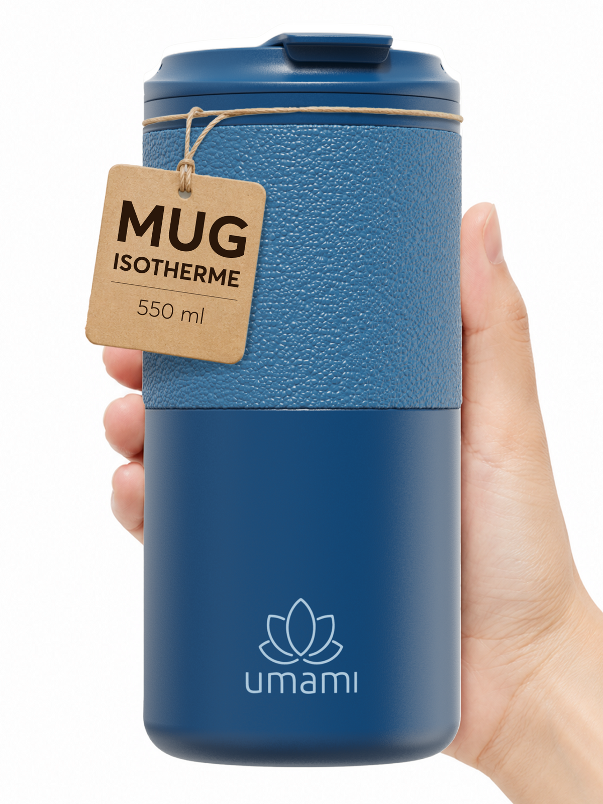 Thermobecher Blau 550 ml von Umami