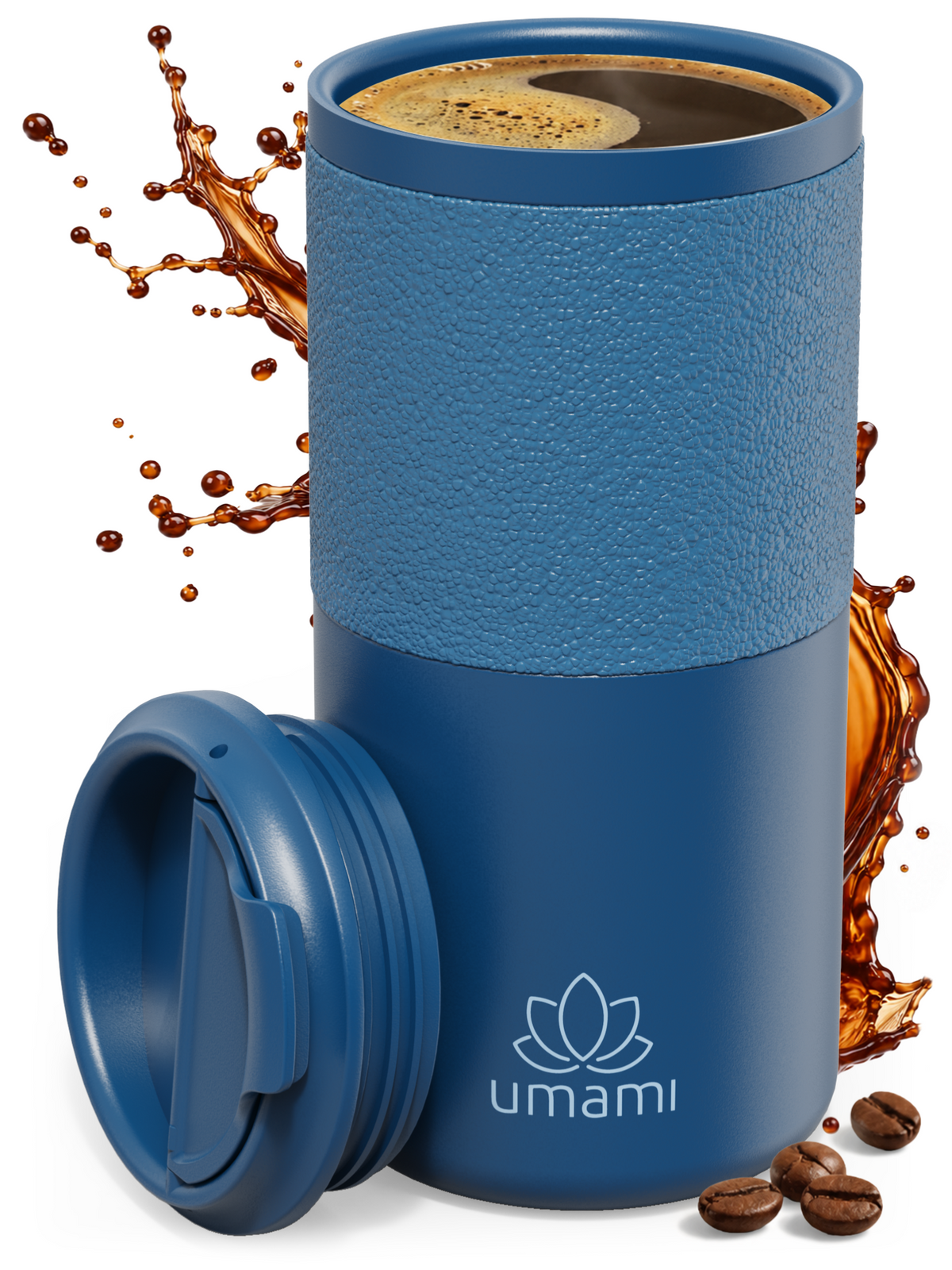 Thermobecher Blau 550 ml von Umami