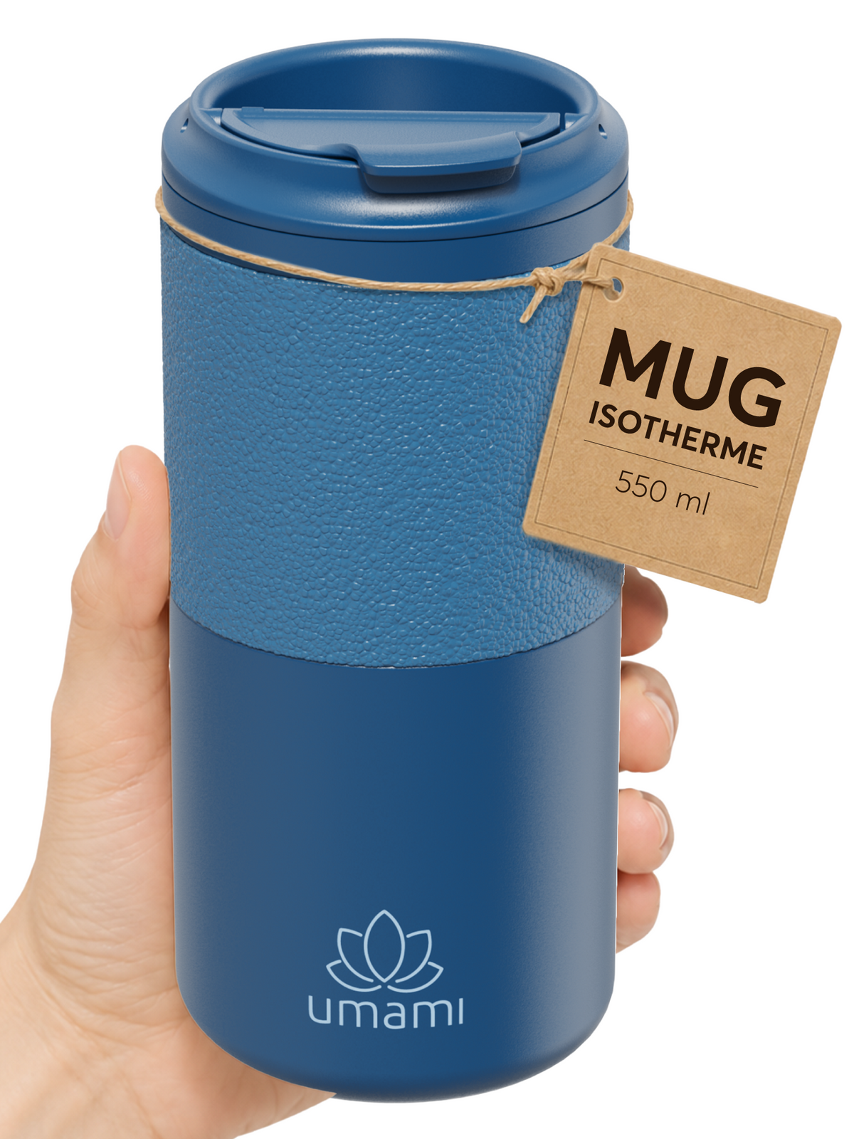 Thermobecher Blau 550 ml von Umami