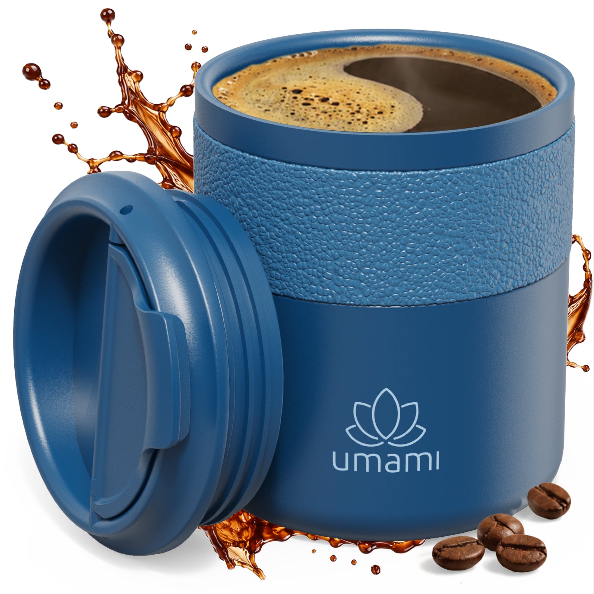 Thermobecher Blau 280 ml von Umami