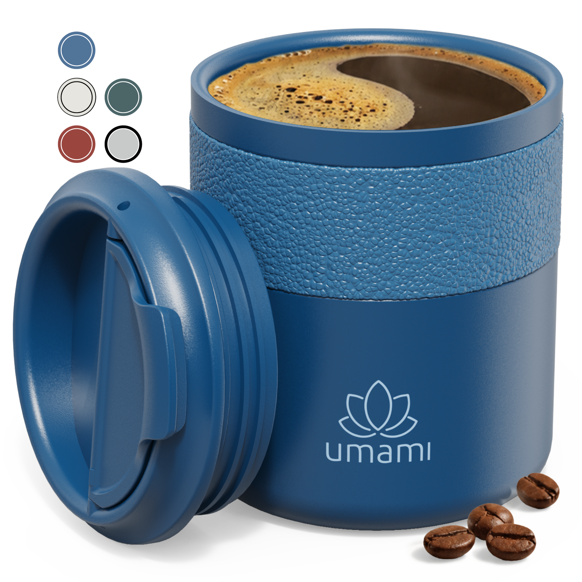 Thermobecher Blau 280 ml von Umami