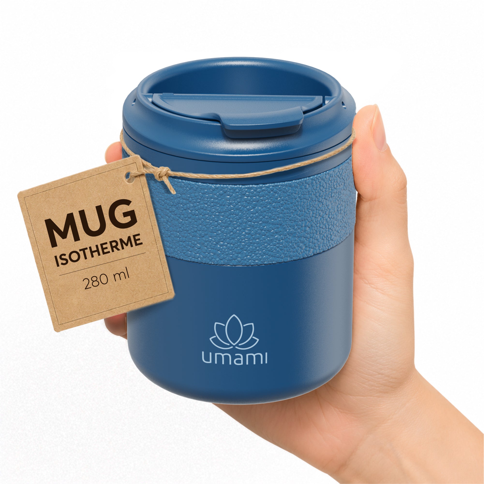 Thermobecher Blau 280 ml von Umami