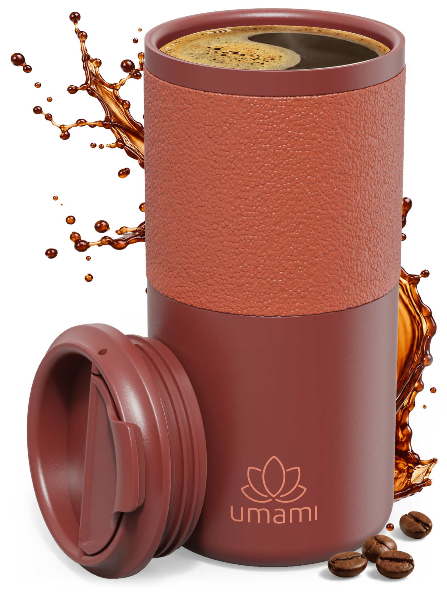 Thermobecher Rot 550 ml von Umami