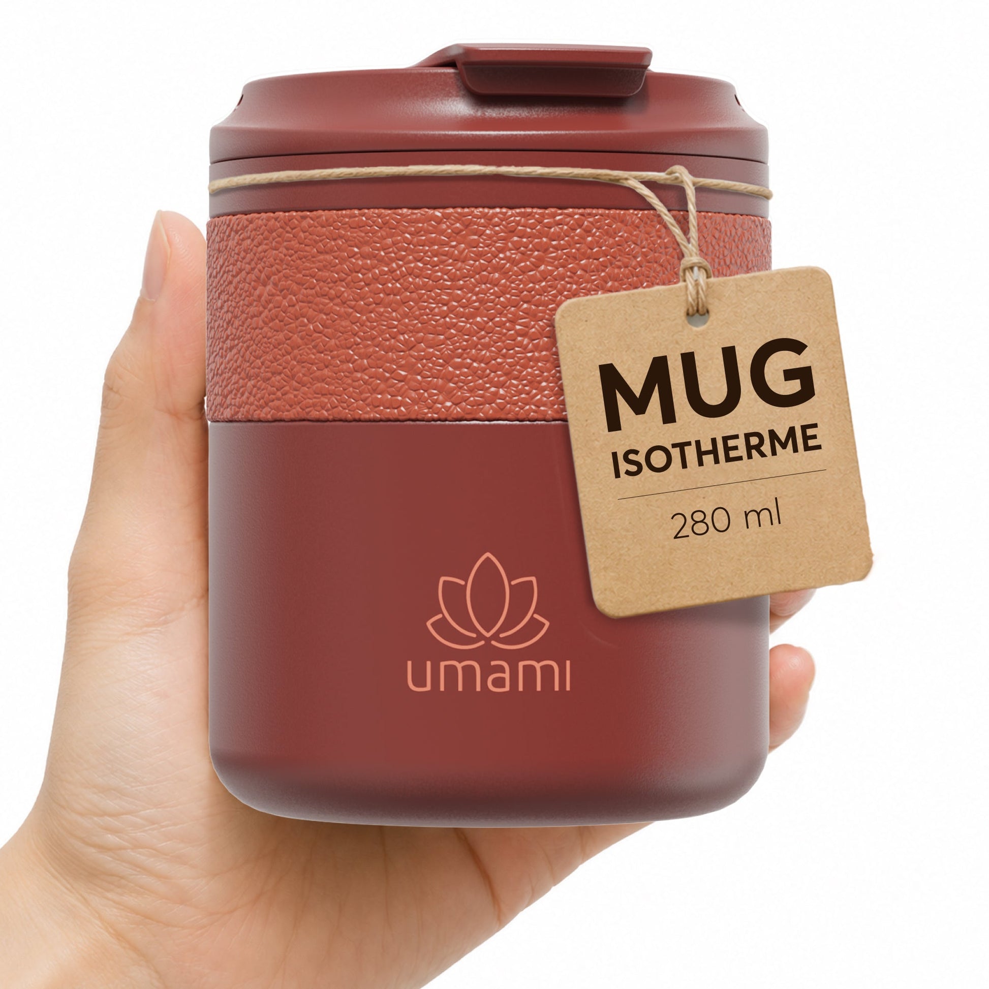 Thermobecher Rot 280 ml von Umami